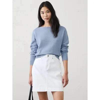 ニット セーター BANANA REPUBLIC FACTORY STORE コットンボートネックセーター レディース