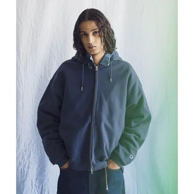 チャンピオン パーカー 裏起毛 「Champion × monkey time」フルジップ フーディー メンズ
