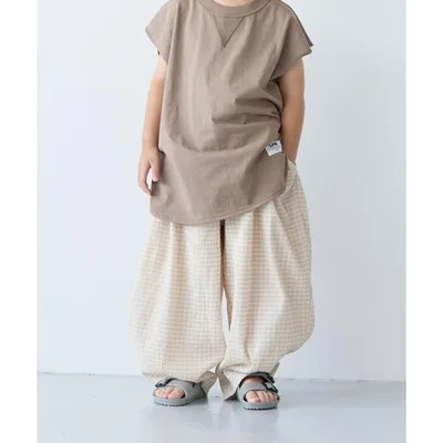パンツ チェックバルーンパンツ 1051091 キッズ 子供服 男の子 女の子