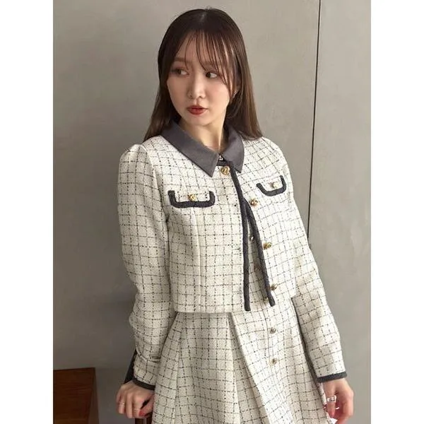 ジャケット ノーカラージャケット タックスリーブバリエジャケット レディース