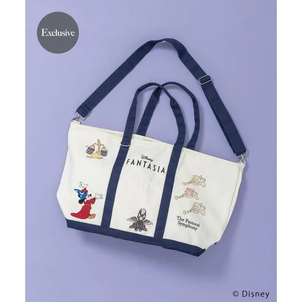 トートバッグ 大きめ 別注/Disney/キャンバスバッグ レディース