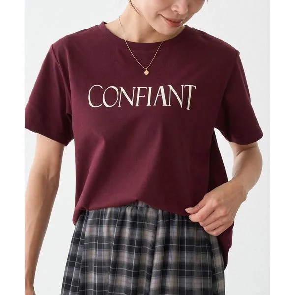 tシャツ 半袖 フロッキーロゴTシャツ/UVカット・接触冷感・汗染み防止 レディース