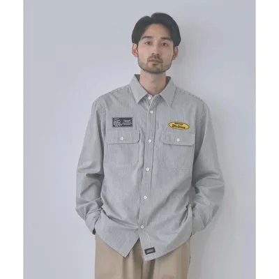 シャツ 「GENUINE Dickies/ジェニュインディッキーズ」ワッペンワークシャツ メンズ