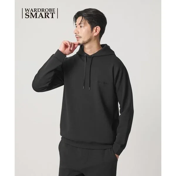 パーカー 「WEB限定 WARDROBE SMART」ダブルニット ロゴ スウェットフーディ/セットアップ対応 「抗菌・防臭」 メンズ