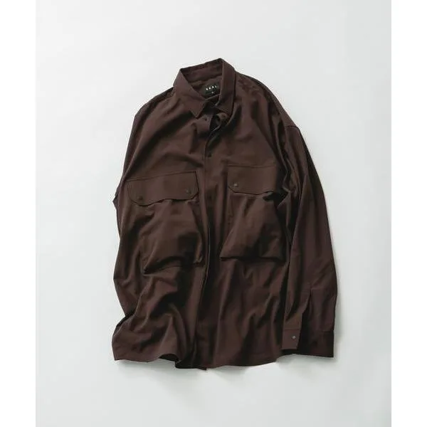 シャツ 「UVカット/静電気防止/イージーケア」SMOOTH WOOLYLIKE LONG-SLEEVE SHIRTS メンズ