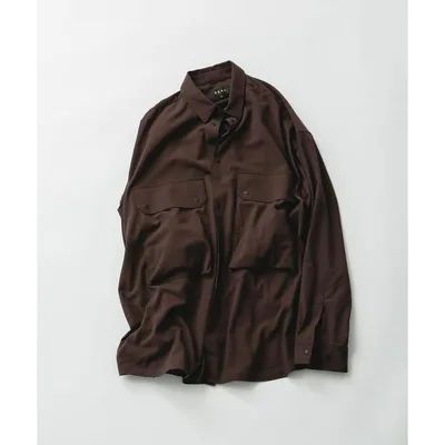 シャツ 「UVカット/静電気防止/イージーケア」SMOOTH WOOLYLIKE LONG-SLEEVE SHIRTS メンズ