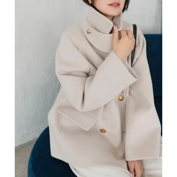 ピーコート pコート 「リバイバル/新色追加」ラグランPコート(オフィスカジュアル/秋服/冬服) レディース