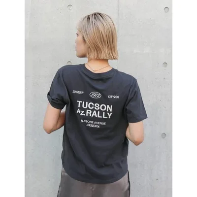 tシャツ 半袖 カラーエンブロイダリーTee レディース