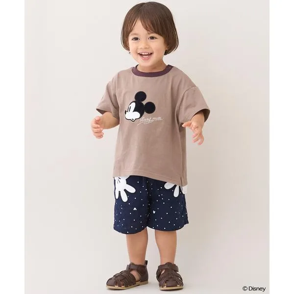 ハーフパンツ パンツ 短パン 「Disney」総柄ハーフパンツ キッズ 子供服 男の子