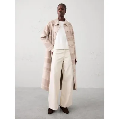 コート アウター BANANA REPUBLIC FACTORY STORE リバーシブルダブルフェイスコート レディース
