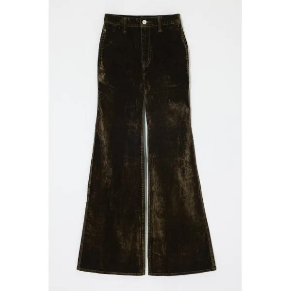 ワイドパンツ ジーンズ デニム デニムパンツ 「26年AW新作」「セットアップ対応」VELVET LONG LEG FLARE レディース