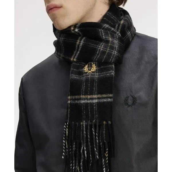 フレッドペリー マフラー Lambswool Scarf/ラムウールスカーフ メンズ レディース