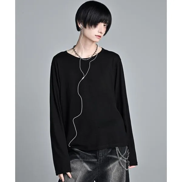 tシャツ U neck compact silhouette long T / UネックコンパクトシルエットロンT(抗菌防臭機能) メンズ レディース