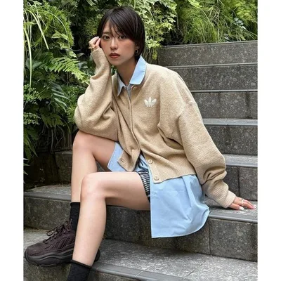 アディダス adidas カーディガン 「ZOZO限定」エッセンシャルズ・ニットカーディガン / アディダスオリジナルス adidas Originals レディース メンズ