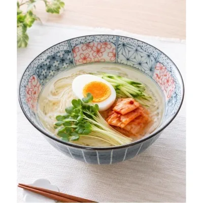 食器 「食洗機・電子レンジ温め直し対応/日本製」Shonzui - 多用丼 伝統文様が食卓に映える、麺料理や丼ごはんに使いやすい磁器ボウル