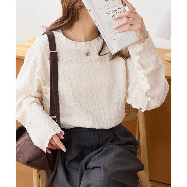tシャツ 「ポコポコ メロー 優秀」長袖プルオーバー (UVカット・吸水速乾・毛玉防止・マシンウォッシャブル・イージーケア) レディース