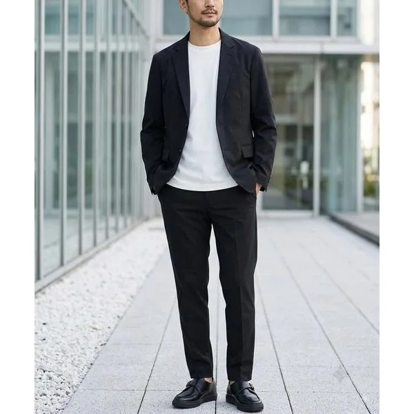セットアップ Tailored Jacket & Pants Matching Set / 2Bテーラードジャケット&スラックス セットアップ メンズ スーツ ビジカジ ビジネス オケージョ…