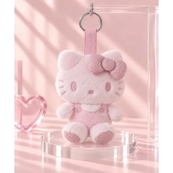 キーホルダー 「 sanrio / サンリオ 」グリッター ハローキティ タグ NJI