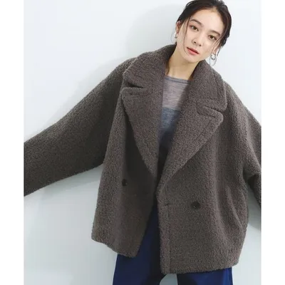 ピーコート pコート BARNYARDSTORM / プードルボア2WAYコート「WEB限定カラー」「「i.style closet」ご紹介アイテム」 レディース