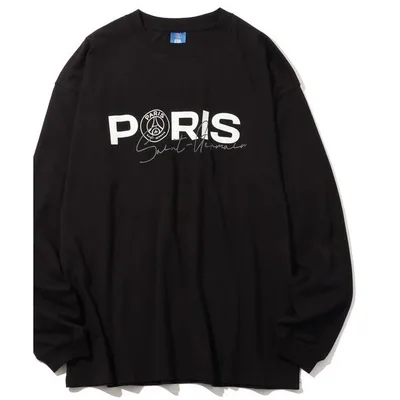 tシャツ 「Paris Saint-Germain/パリサンジェルマン」アソートロゴ アートワークデザイン ロングスリーブTシャツ メンズ レディース