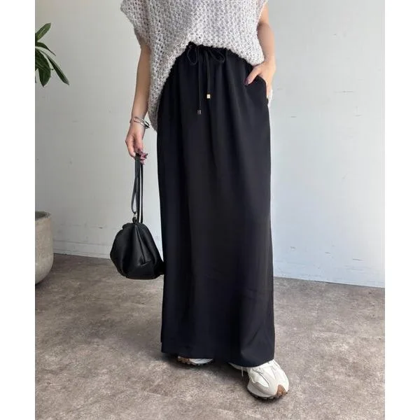 ロング スカート トロミイージースカート2 秋服