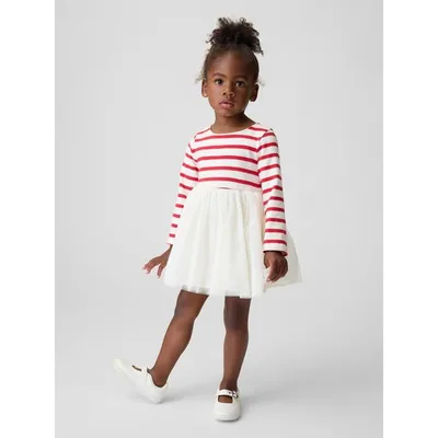 ワンピース ミックスメディア チュールワンピース (幼児・ベビー) キッズ 子供服 女の子