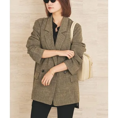 ジャケット テーラードジャケット R’IAM MINI TWEED ジャケット レディース