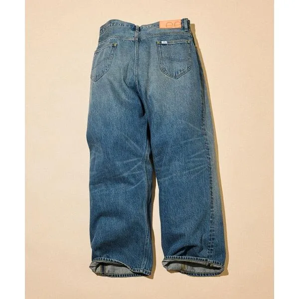 ワイドパンツ ジーンズ Lee × FREAK'S STORE/リー 別注 101-Z RIDERS PANTS/セミワイド ストレートデニム メンズ