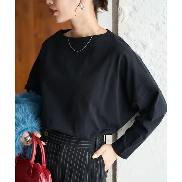 tシャツ \シリーズ累計41,000枚突破/限定展開 バスク ロングスリーブ Tシャツ レディース