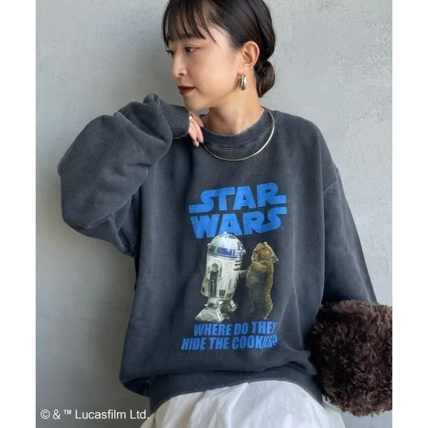 トレーナー スウェット 「GOOD ROCK SPEED/グッドロックスピード」 別注 / STAR WARS / プリントスウェット / ディズニー レディース メンズ
