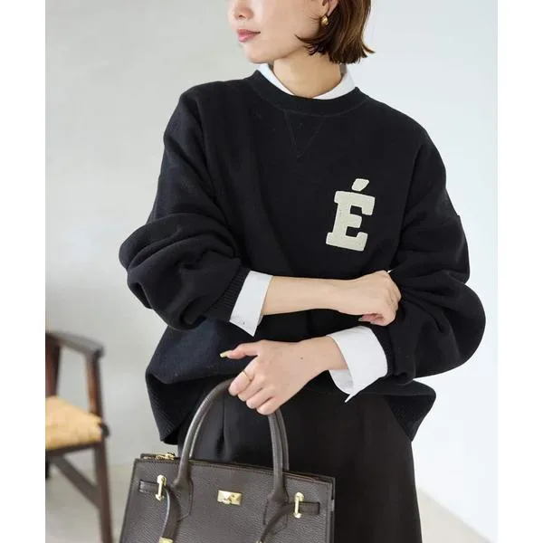 ニット セーター 「WEB限定カラーあり/シリーズあり/追加」サガラ刺繍スウェットライクニット レディース