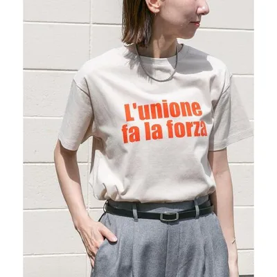 tシャツ 半袖 ロゴハンソデTシャツ レディース