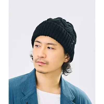 ニット帽 ニットキャップ メンズ CABLE TURN 7 メンズ レディース