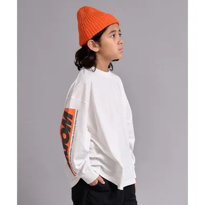 tシャツ 「90-160cm」吸水速乾 アソート ロゴ プリント ロンT 長袖 Tシャツ 「PAIRMANON STREET」 キッズ 子供服 男の子 女の子
