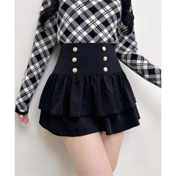 スカート ナポレオンフリルミニスカパン