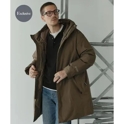 ダウンジャケット ダウン 「別注」+phenix WINDSTOPPER by GORE-TEX LABS ダウンコート メンズ