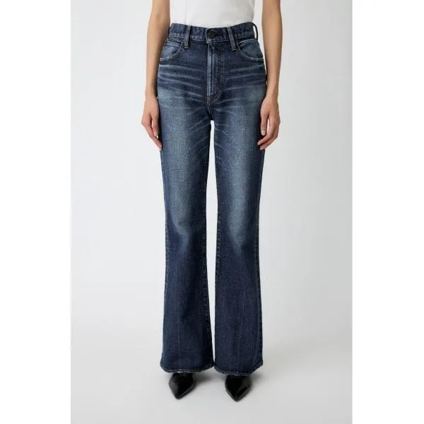 ジーンズ デニム デニムパンツ 「シリーズ累計24万本販売」MVS D/BLU FLARE レディース