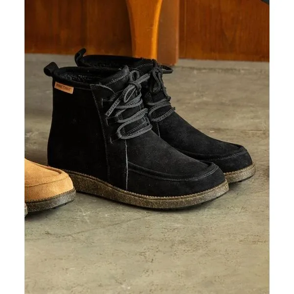 ショート ブーツ MINNETONKA(ミネトンカ) / ボアレースアップブーツ 26M12 レディース
