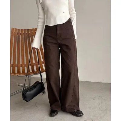 ジーンズ デニム デニムパンツ サイド切替カラーデニム レディース