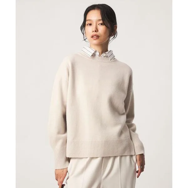 ニット セーター 「size SHORTあり」SERENITY クルーネック プルオーバー ニット レディース