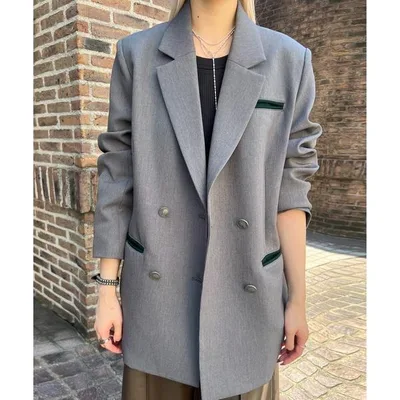 ジャケット テーラードジャケット AGED COIN TWILL JACKET レディース