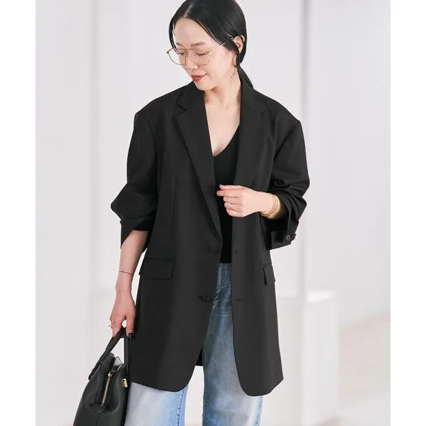 ジャケット テーラードジャケット 「追加」Masculine Oversized ジャケット 2 レディース