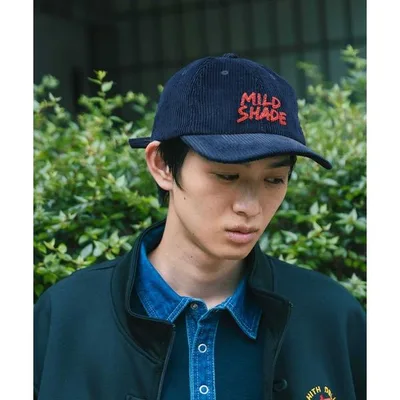 キャップ 帽子 メンズ コーデュロイ刺繍CAP メンズ