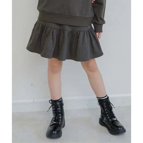 スカート グリッター裏毛スカパン キッズ 子供服 女の子