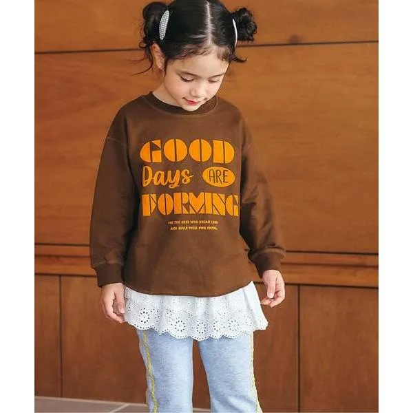 tシャツ アソートロゴスウェットライクTシャツ キッズ 子供服 男の子 女の子