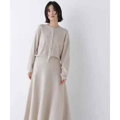 ワンピース ダブルフェイスニットセットアップ