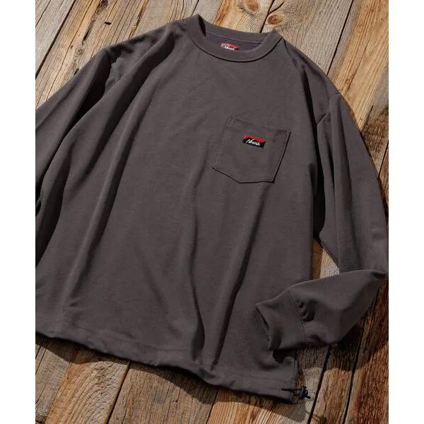 ナンガ tシャツ NANGA/ナンガ 別注 neo-PRO スピンドル ポケット ロングスリーブTシャツ/日本製/遮熱/UVカット/吸水速乾 メンズ