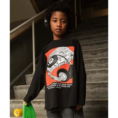 tシャツ 「B NEWJACK」グラフィックTシャツ キッズ 子供服 男の子 女の子