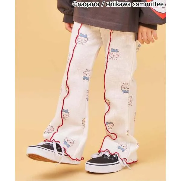 パンツ 「アニメちいかわ」メロウワッフルパンツ(セットアップ可) キッズ 子供服 男の子 女の子