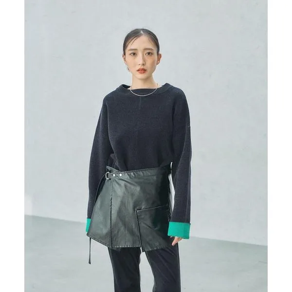 ニット セーター MOUL/リバーシブルモールニットプルオーバー 1079918 レディース